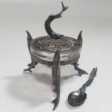Икорница ДАРЫ МОРЯ (12см) патина